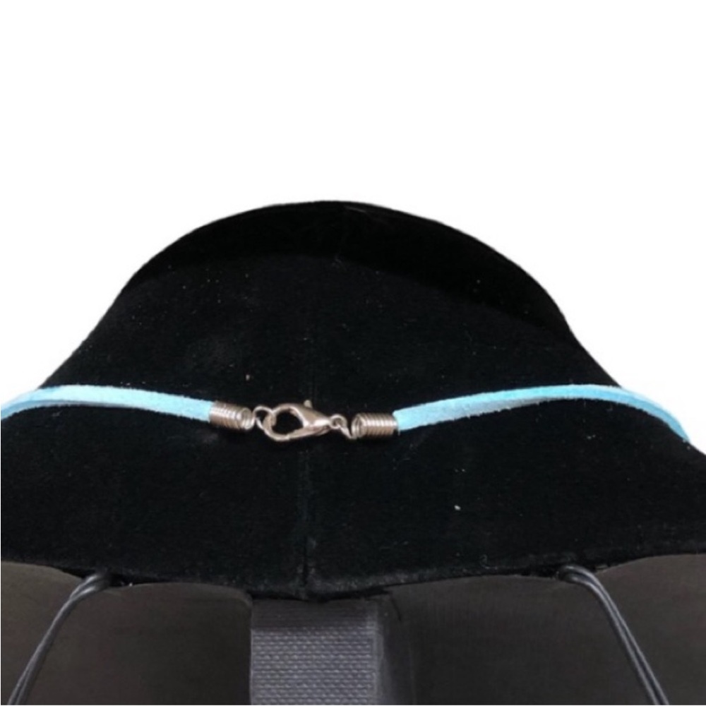 UNBRANDED NATIVE AMERICAN Style FEATHER Statement PENDANT Turquoise Necklace - Picture 3 of 9